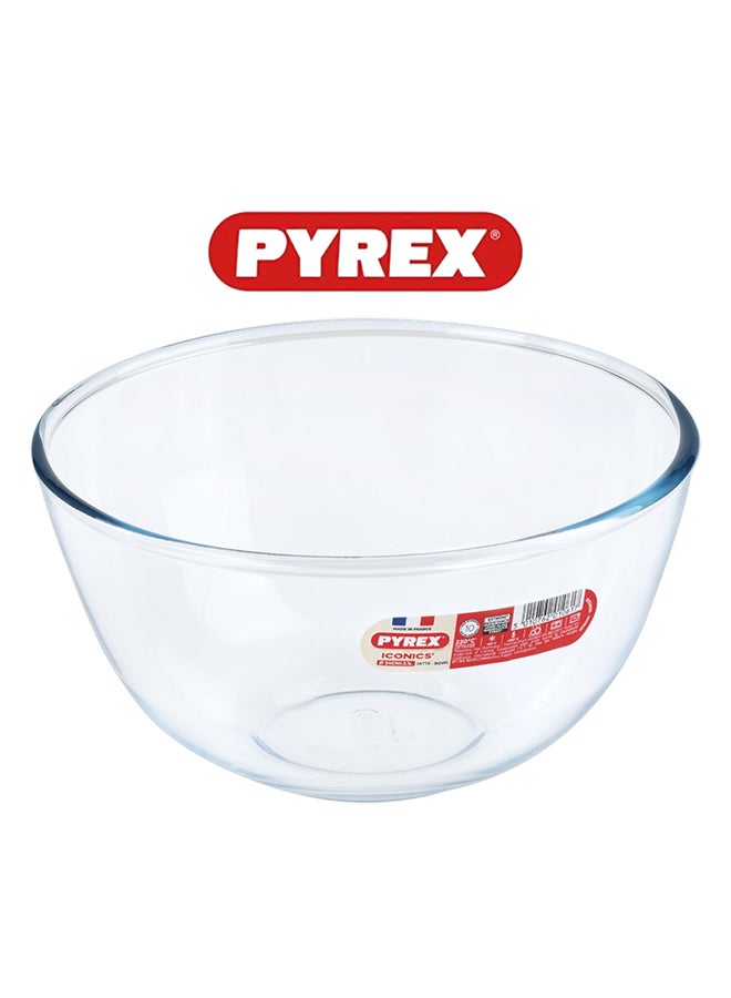 Pyrex 3L Glass Mixing Bowl - Heat Resistant and Stackable Clear 3Liters - Image 2