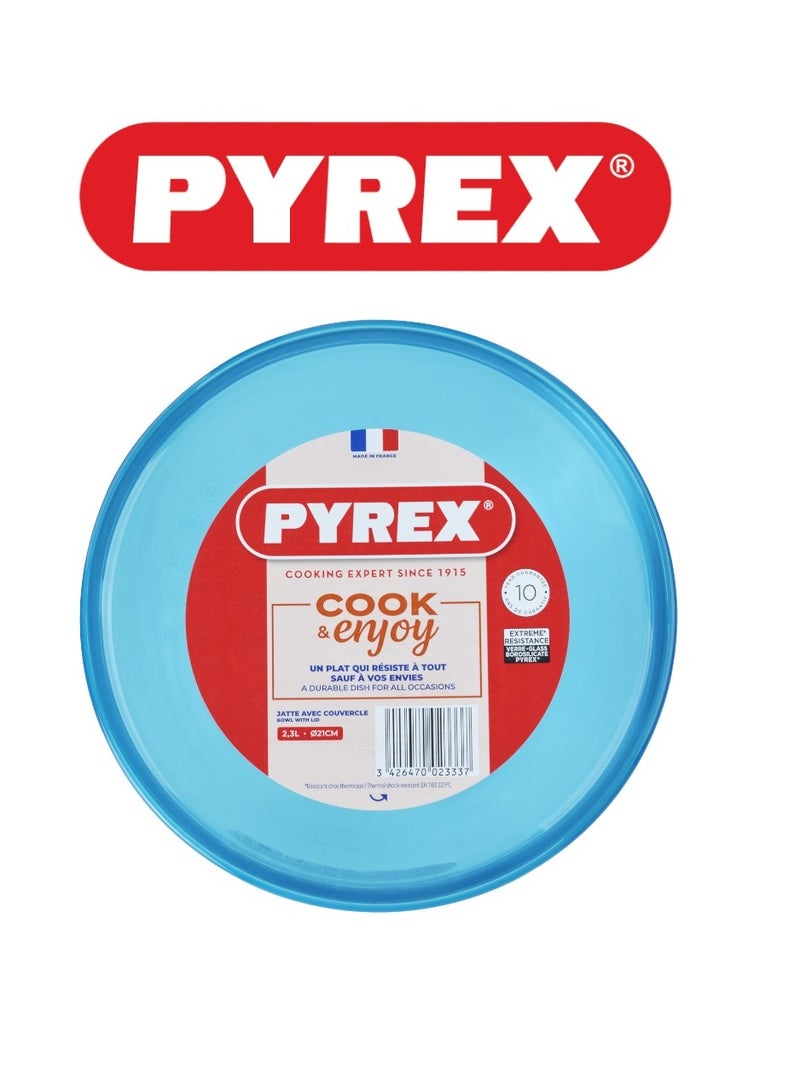 Pyrex Prep & Store Mixing Bowl with Lid Clear 2.2Liters - Image 3