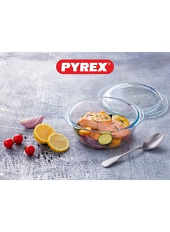 Pyrex Essential Casserole Round 1.4L - Durable Borosilicate Glass for Versatile Cooking and Serving Clear 1.4L - pnsku/N70139653V/45/_/1738922773/4173b242-0e45-45f1-a093-be64a6ff142b