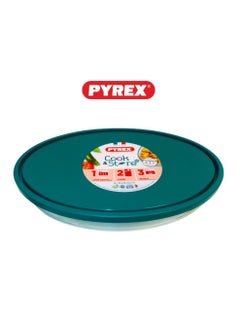 Pyrex Cook & Store XL Oval Roaster with Lid - 3L Capacity (35x24x6cm) for Versatile Cooking and Storing Green 3Liters - pnsku/N70139655V/45/_/1736164882/edf68d2a-cec0-4238-b99e-49b7da6d77e4