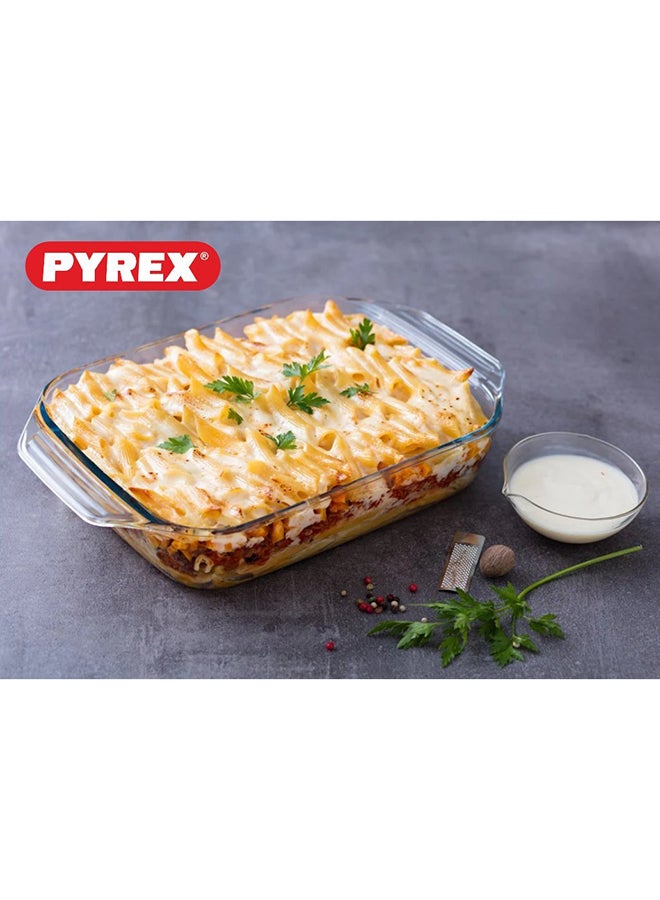 PYREX Pyrex Irresistible Rectangular Roaster 1.4L - Versatile Borosilicate Glass Kitchen Essential  - Image 5
