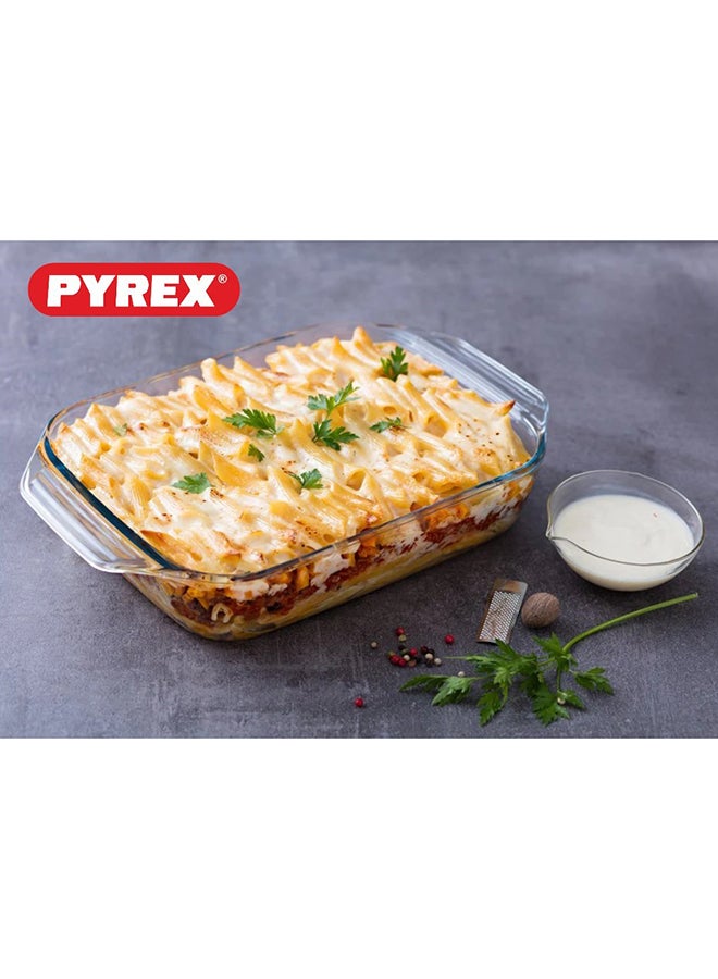 PYREX Pyrex Irresistible Rectangular Roaster 2.9L - Versatile Borosilicate Glass Kitchen Essential Clear  - Image 5