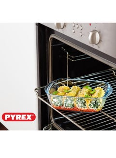 Pyrex Cook & Heat Squared Borosilicate Glass Roaster with Airtight Lid, 14x12cm – Oven, Freezer, Microwave Safe White 1Liters - pnsku/N70139674V/45/_/1736164908/93c57db6-70fb-4f55-9873-4927f384c5fe