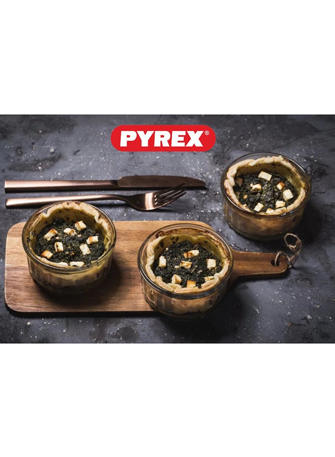 بيريكس Pyrex Round Ramekin 200ml - Thermal Shock Resistant Borosilicate Glass  - Image 3