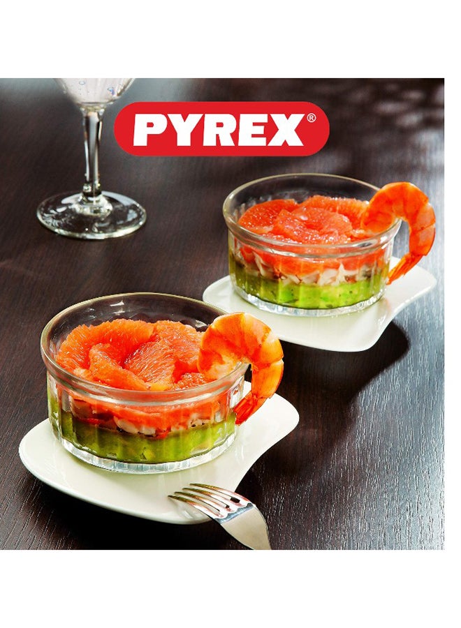 بيريكس Pyrex Round Ramekin 200ml - Thermal Shock Resistant Borosilicate Glass  - Image 4
