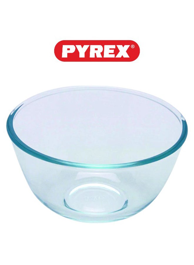 Pyrex 2L Glass Mixing Bowl - Heat Resistant and Stackable Clear 2Liters - Image 3