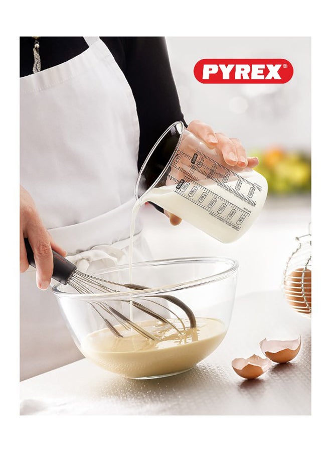Pyrex 2L Glass Mixing Bowl - Heat Resistant and Stackable Clear 2Liters - Image 5