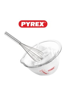 PYREX Pyrex Glass Expert Mixing Bowl 4.2L – Large Capacity, Heat-Resistant, with Measurement Markings Clear 4.2Liters  - Image 4