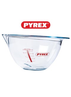 Pyrex Glass Expert Mixing Bowl 4.2L – Large Capacity, Heat-Resistant, with Measurement Markings Clear 4.2Liters - pnsku/N70139694V/45/_/1736164910/1ef8cbb9-4697-44d0-be9b-9e1b70c1141a