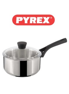 PYREX Pyrex Expert Touch 20 cm Saucepan with Lid, 3-Layer Non-Stick Coating, Y-Shaped Handle 20Cm  - Image 2