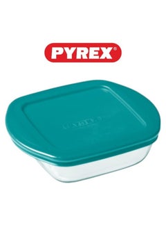 Pyrex Cook & Store Squared Roaster with Lid - 2.2L Capacity for Versatile Cooking and Storing Green 2.2Liters - pnsku/N70139724V/45/_/1736164925/05f49800-9855-4a1d-abde-ab1c1e1ce591