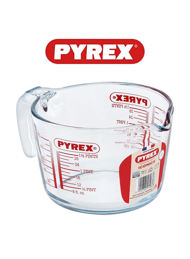 بيريكس Pyrex Measuring Jug 1L - Durable & Versatile Kitchen Tool Clear 1Liters  - Image 1