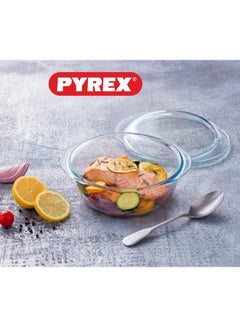 Pyrex Essential Casserole Round 3L - Durable Borosilicate Glass for Versatile Cooking and Serving Clear 3L - pnsku/N70139743V/45/_/1738922801/0dbe0afa-0e6c-43d6-b345-fdad45c2ee2e