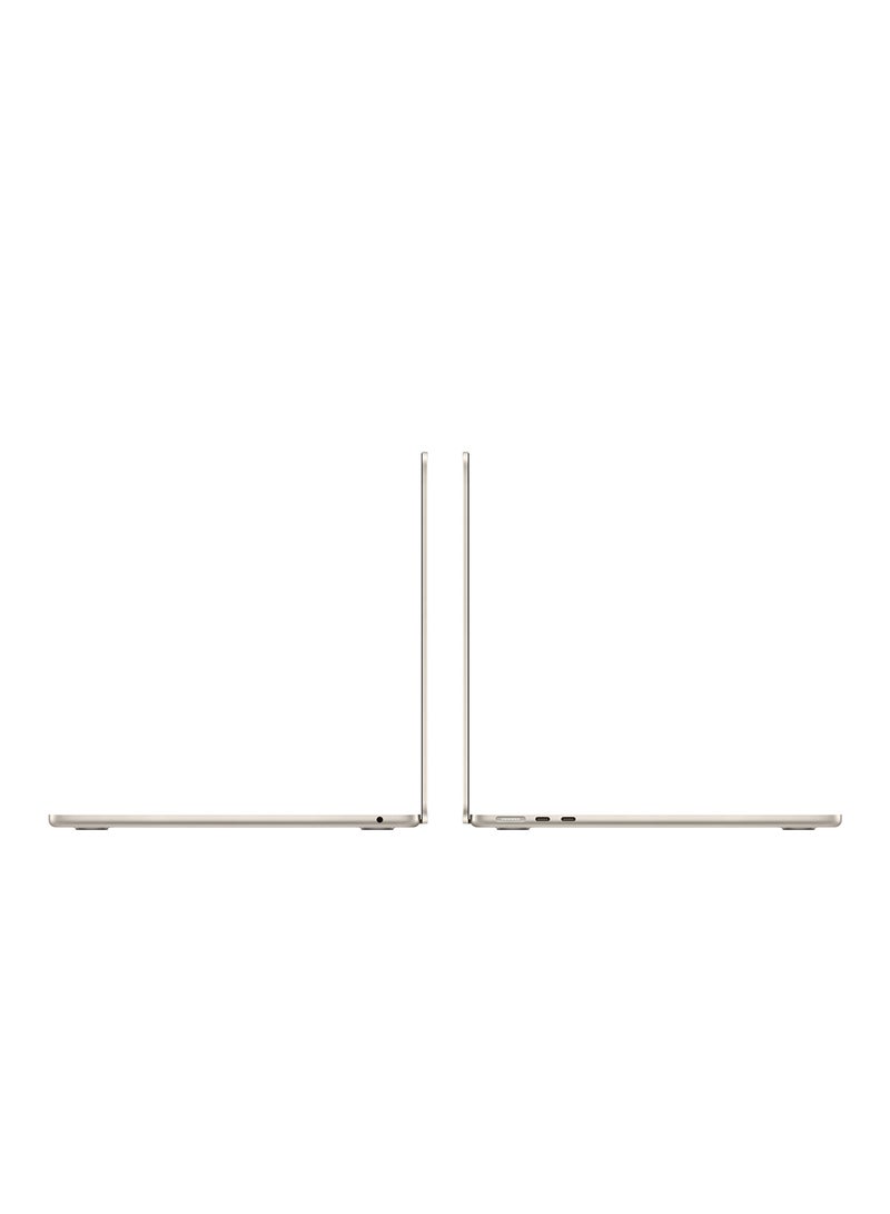 Apple - Customize MacBook Air MC8P4 13.6-inch Display, Apple M3 chip with 8‑core CPU, 10‑core GPU/24GB RAM/512GB SSD/macOS English Starlight - Image 1