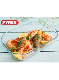 PYREX Pyrex Inspiration Rectangle Roaster - 2.6L (30x20 cm) Clear  - Image 3