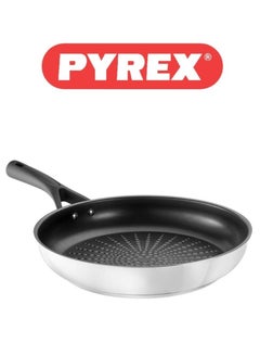 PYREX Pyrex Expert Touch 26 cm Fry Pan with Non-Stick Coating, Embossed Relief, and Ergonomic Handle 26 cmcm  - Image 1