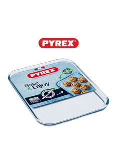PYREX Pyrex Bake & Enjoy Baking Tray 32x26cm - Durable, Multi-Purpose Glass Tray for Baking and Serving  - Image 2