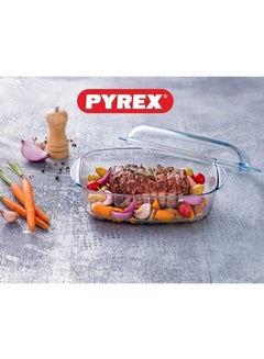 Pyrex Essential Casseroles Rectangular 4.6L - Versatile Borosilicate Glass Dish for Baking, Roasting, and Serving 4.6L - pnsku/N70139773V/45/_/1736164996/83beb190-edb5-49e2-a10a-c70747ebf091