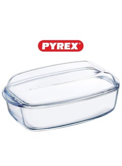 PYREX Pyrex Essential Casseroles Rectangular 4.6L - Versatile Borosilicate Glass Dish for Baking, Roasting, and Serving 4.6L  - Image 4