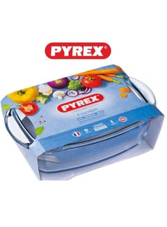PYREX Pyrex Essential Casseroles Rectangular 4.6L - Versatile Borosilicate Glass Dish for Baking, Roasting, and Serving 4.6L  - Image 2