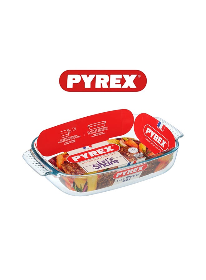 PYREX - Pyrex Daily Mini Rectangular Roaster 22x13cm 800ML- Versatile & Durable Kitchen Essential - Image 1