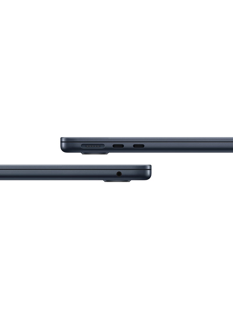 أبل - Customize MacBook Air MC8Q4 13.6-inch Display, Apple M3 chip with 8‑core CPU, 10‑core GPU/24GB RAM/512GB SSD/macOS English/Arabic Midnight - Image 1