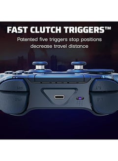pdp PDP Victrix Pro BFG Wireless Controller for PS4/PS5/PC, Midnight Mask Sony 3D Audio, Modular Back Buttons/Clutch Triggers/Joystick  - Image 3