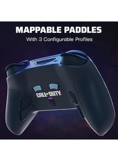 pdp PDP Victrix Pro BFG Wireless Controller for PS4/PS5/PC, Midnight Mask Sony 3D Audio, Modular Back Buttons/Clutch Triggers/Joystick  - Image 2