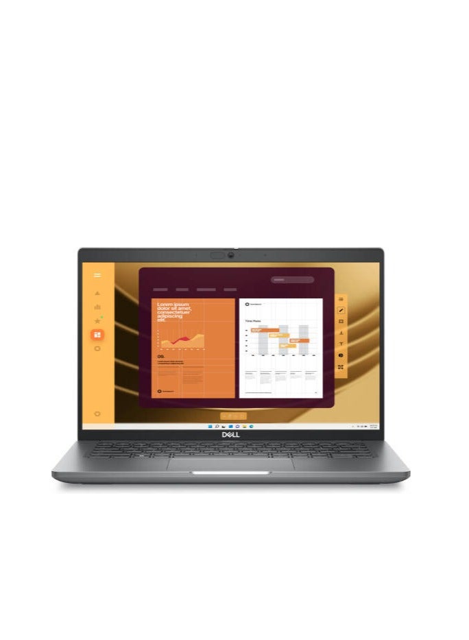 DELL - Latitude 5450 Laptop With 14 Inch Full HD(1920X1080) Display IPS,Intel Core Ultra 7 155U Processor/16GB RAM DDR5/512GB SSD/Windows 11 Pro/Intel Graphics/ English/Arabic Silver - Image 1