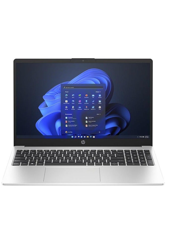 HP (Upgraded Version) HP 250 G10 Laptop With 15.6-Inch Full HD(1920X1080) Display, Core i5 1335U Processor/8GB RAM DDR4/512GB SSD/Intel Iris XE Graphics/DOS(Without Windows)/ English/Arabic Turbo Silver English/Arabic Turbo Silver - Image 1
