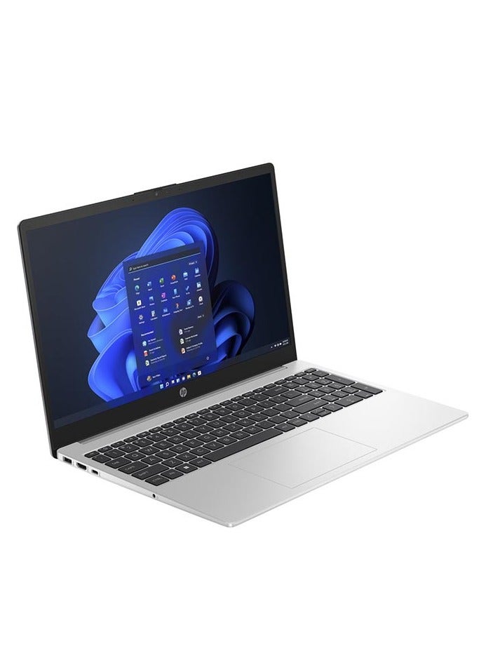 HP (Upgraded Version) HP 250 G10 Laptop With 15.6-Inch Full HD(1920X1080) Display, Core i5 1335U Processor/8GB RAM DDR4/512GB SSD/Intel Iris XE Graphics/DOS(Without Windows)/ English/Arabic Turbo Silver English/Arabic Turbo Silver - Image 2