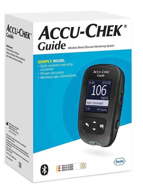 Blood Glucose Monitor Accu Chek  Guide