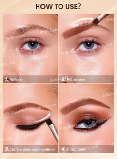 شيجلام Streamline Brow & Eyeliner Gel Multicolour  - Image 4