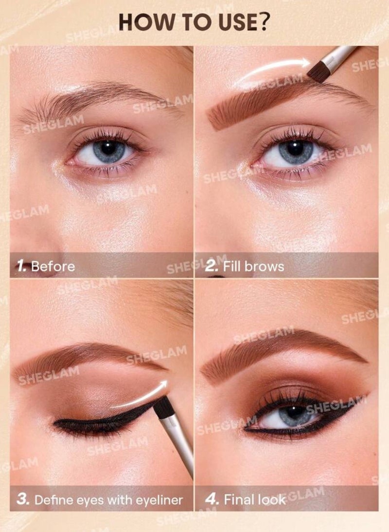 SHEGLAM - Streamline Brow & Eyeliner Gel Multicolour - Image 1