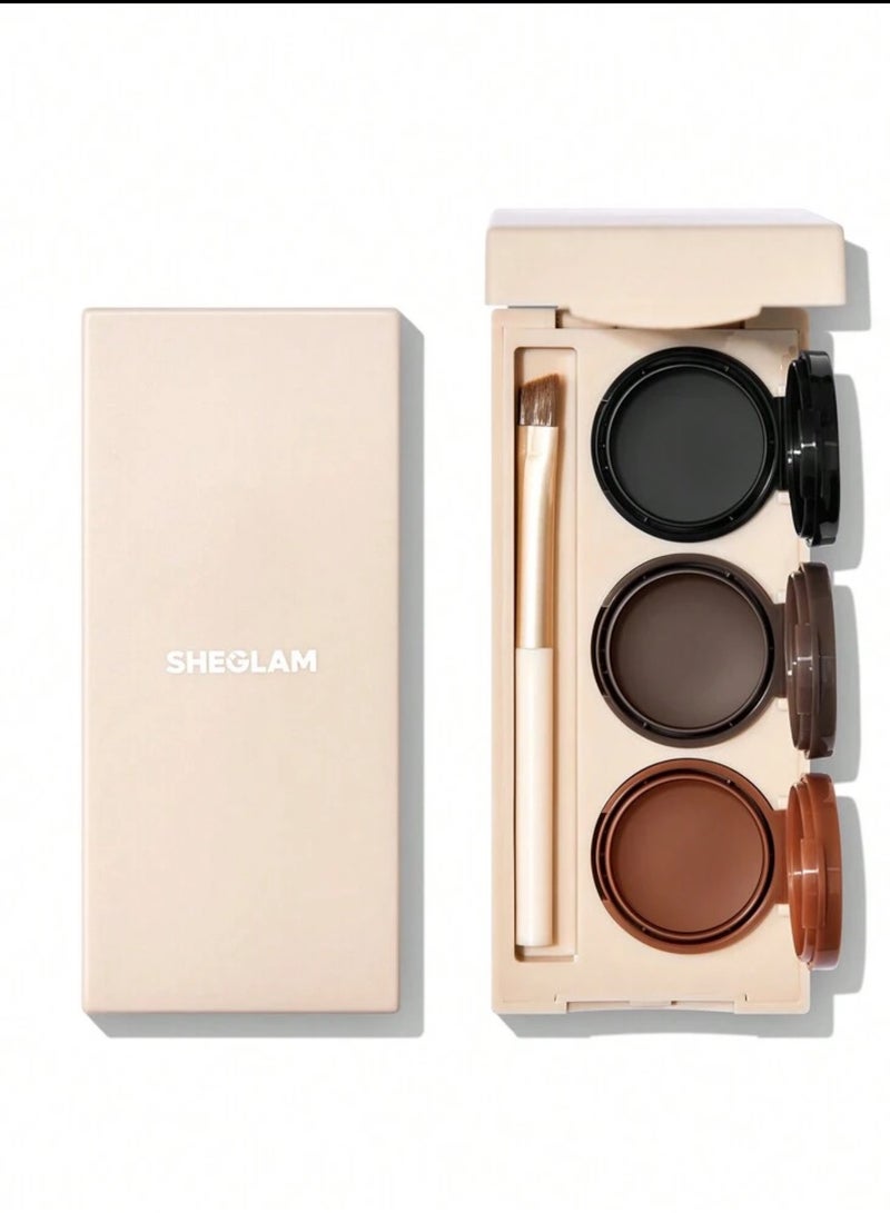 SHEGLAM - Streamline Brow & Eyeliner Gel Multicolour - Image 1