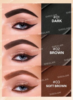 شيجلام Streamline Brow & Eyeliner Gel Multicolour  - Image 3