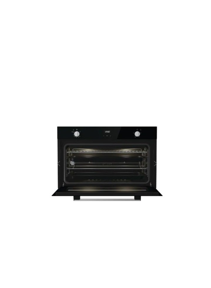 Gorenje - Built-in single Gas oven black 90cm, Touch control electronic programming timer -BOGX9832E06BG BOGX9832E06BG BLACK - Image 1
