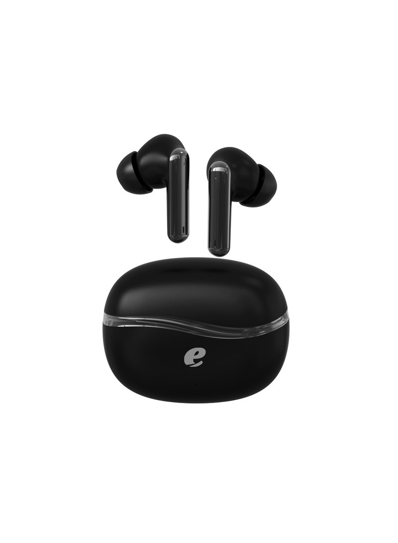 Acer Bluetooth Earphones, 10mm Drivers, Big Bass True Wireless Earbuds, 6H Playtime, HD Voice, Comfy wear, Black Black - Image 1