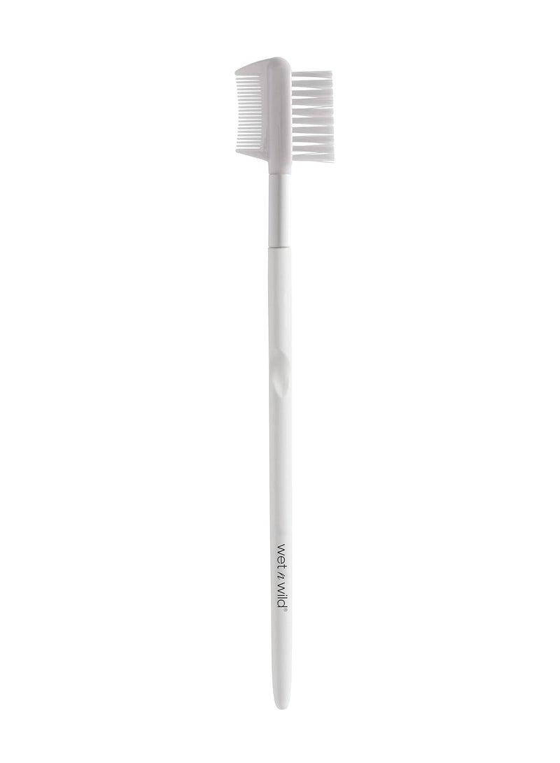 Wet N Wild - Eyebrow and Liner Brush, Dual-Ended Precision, Angled for Definition, Ergonomic Handle for Comfortable Precision Control, Cruelty-Free & Vegan White - Image 1