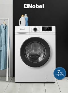 7kg Washing Machine – BLDC Motor, 16 Wash Programs, Stainless Steel Drum, LED Display, and Energy-Efficient Design for Quiet and Powerful Performance 7 kg 1950 W NWM850 GREY