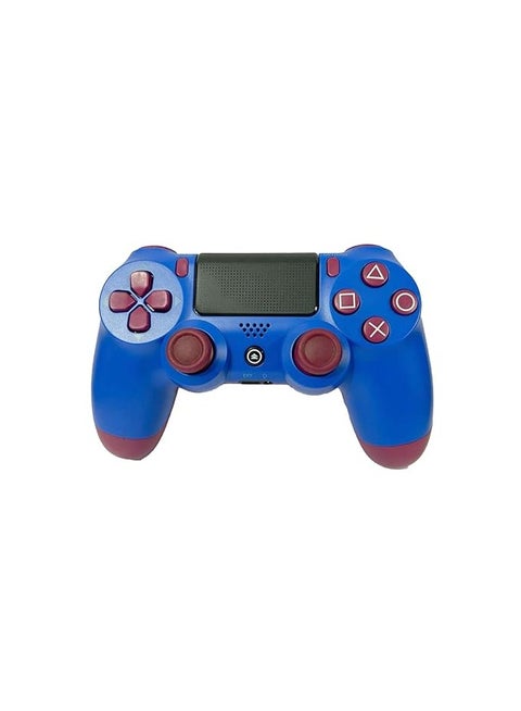 PS4 Controller Compatible with PS4/Pro/Slim Play-Station 4 Wireless Remote Gamepad with Dual Vibration | 3.5 mm Headset Port (Gaming Accessories) (Blue/Maroon)