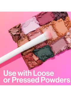 Wet N Wild Eyeshadow Brush, Precision Blending Application, Soft Synthetic Fibers, Ergonomic Handle for Comfortable Precision Control White  - Image 2