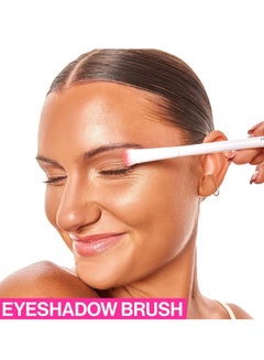 Wet N Wild Eyeshadow Brush, Precision Blending Application, Soft Synthetic Fibers, Ergonomic Handle for Comfortable Precision Control White  - Image 3