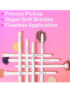 Wet N Wild Eyeshadow Brush, Precision Blending Application, Soft Synthetic Fibers, Ergonomic Handle for Comfortable Precision Control White  - Image 4