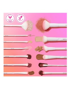Wet N Wild Eyeshadow Brush, Precision Blending Application, Soft Synthetic Fibers, Ergonomic Handle for Comfortable Precision Control White  - Image 5