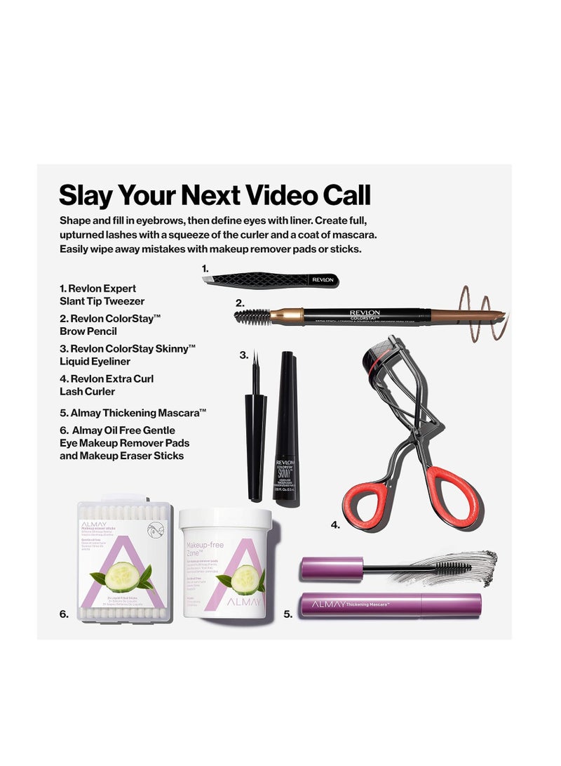 Revlon - Eyelash Curler, Precision Curl Control for All Eye Shapes, Lifts & Defines, Easy to Use (Pack of 1) Black/Red - Image 1