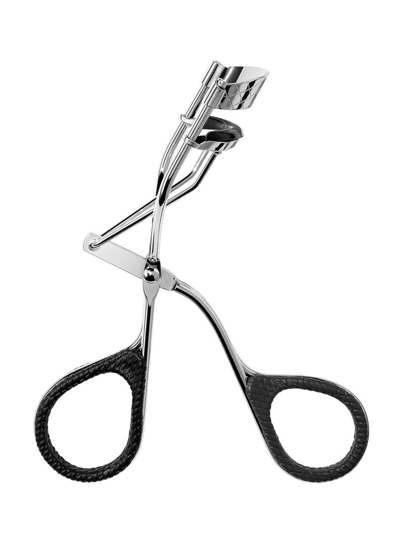 ريفلون Natural Curl Eyelash Curler, Beauty Stocking Stuffers for Women, Gives Natural Lash Lift, Finger Grips for Non-Slip Grip, 1 Count Silver/Black - Image 1