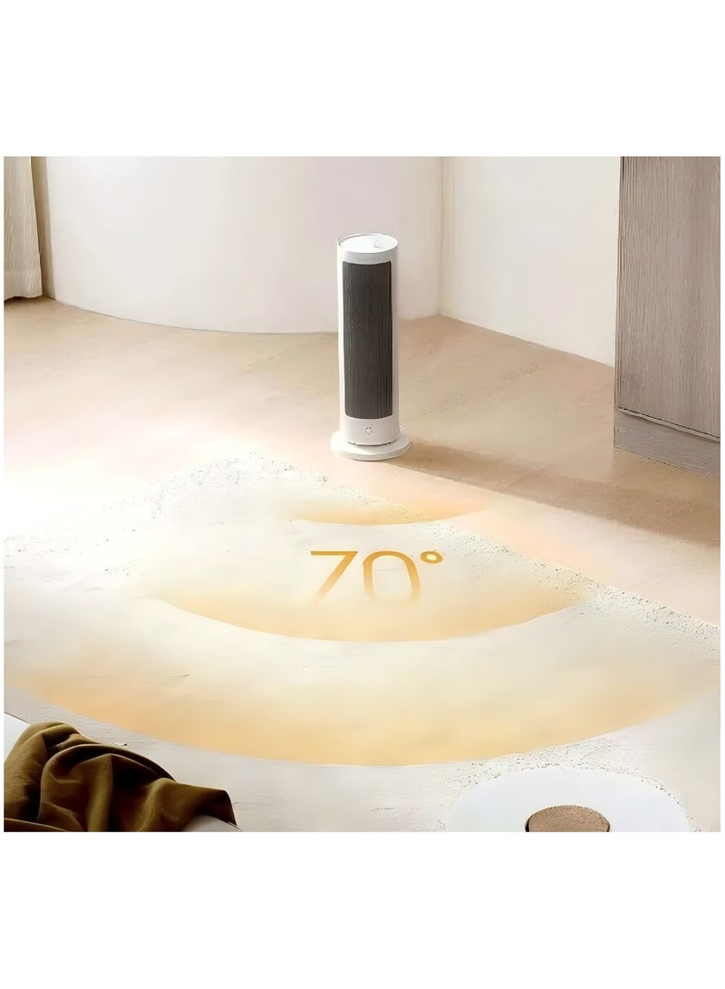 شاومي Mijia Electric Fan Heater,2000W PTC Fast Ceramic Heating Low Noise 70 Wide Angle Air Supply 2000 W LSNFJ03ZM White  - Image 3
