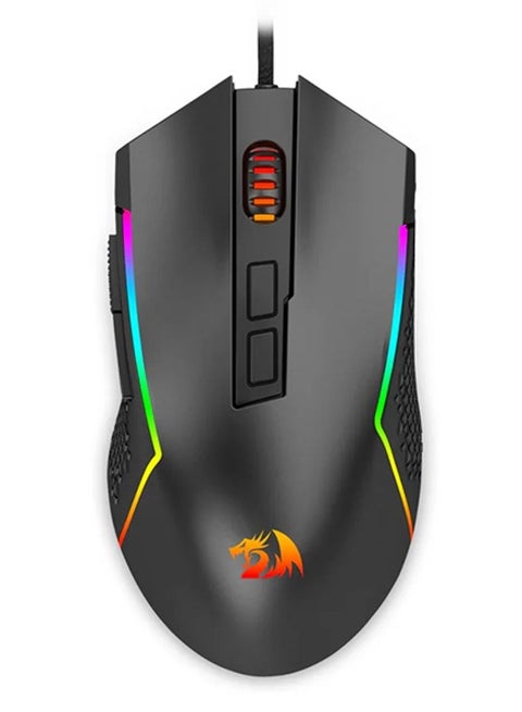 Wired Gaming Mouse M613- RGB Trident Lite , Lightweight 8000 DPI , 7 Programmable Buttons or personalized in-game controls and  programmable light patterns for dynamic visuals - Black