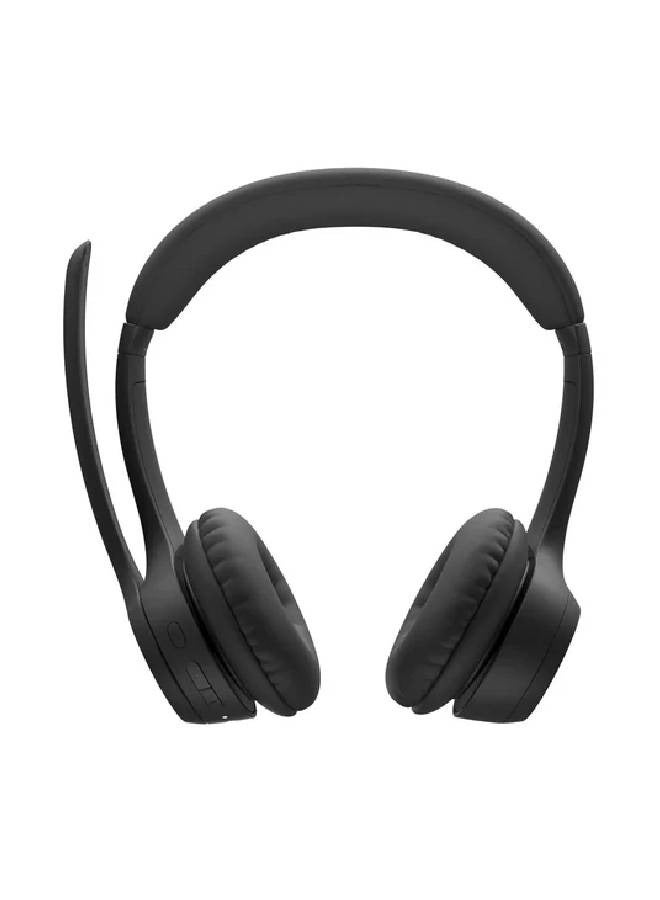Logitech - Zone 300 Wireless Bluetooth Headset With Noise-Cancelling Microphone Black - Image 1